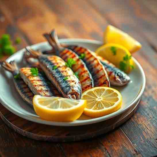 Grilled Sardines with Lemon Recipe